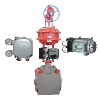 Masoneilan Digital Valve Positioner HART SVI3 con valvola solenoide