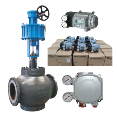 Masoneilan Digital Valve Positioner HART SVI3 con valvola solenoide