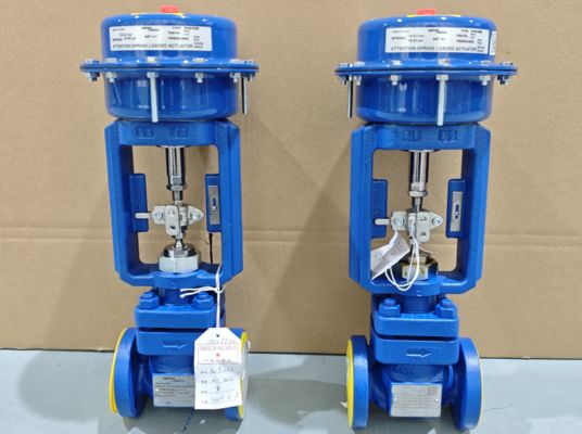 Valvola di controllo pneumatica con classificazione IP66 per attuatore lineare