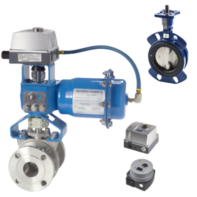 Valvola a farfalla a sede resiliente per uso generale Keystone Valve e Posizionatore Valvola Neles Valmet ND7000