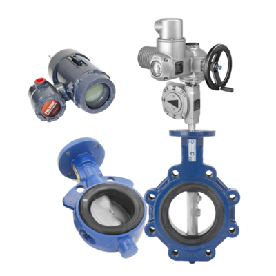 Valvola a farfalla a sede resiliente per uso generale Keystone Valve e Posizionatore Valvola Neles Valmet ND7000