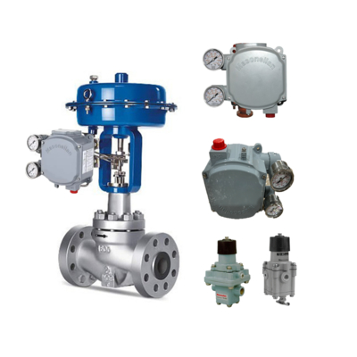 Valvola di controllo a sfera con Masoneilan SVI1000/G/IM/PR Intelligent Electrical Valve Positioner 78-40 78-80 Filter Regulator