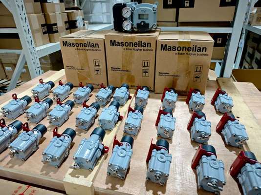Valvola di regolazione cinese con il posizionatore astuto pneumatico della valvola YT-1000 ed il regolatore masoneilan 78-40