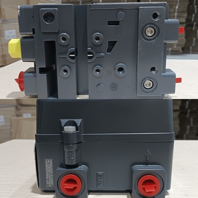 Valvola di controllo pneumatica della serie SAMSON 3222 con posizionatore Fisher 3582i