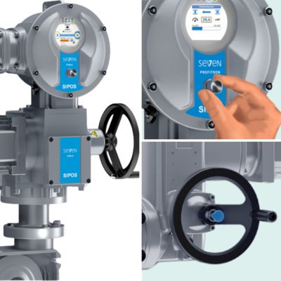 SIPOS SEVEN 7 Attuatore elettrico a velocità variabile per valvola automatica