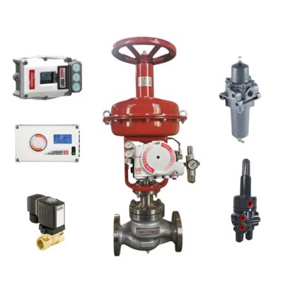 Valvola di controllo pneumatico e valvola di Burkert