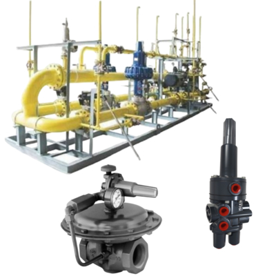Posizionatore e regolatore di pressione Fish-Er Valve DVC6200 stabile e durevole e valvola di intercettazione 1808 e 377