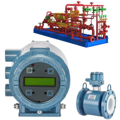 Rosemount 8732E Misuratore di portata magnetico 38:1 Turndown 10.5-35V DC