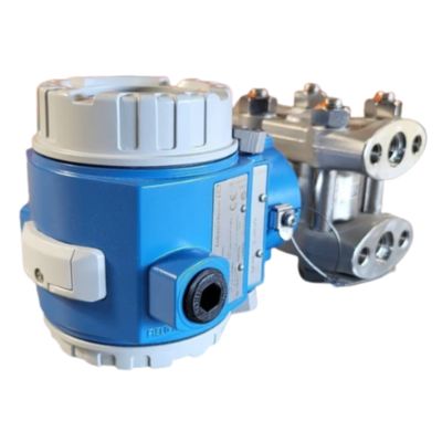 Stazione di riduzione della pressione e della temperatura equipaggiata con un misuratore di portata a vortice Endress+Hauser Deltabar Proline Prowirl R200 e un trasmettitore di pressione PMD75B.