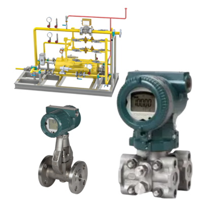 Sistema di controllo pressione/portata dotato di un flussometro a vortice serie Yokogawa VY e un trasmettitore multivariabile serie EJX 910A
