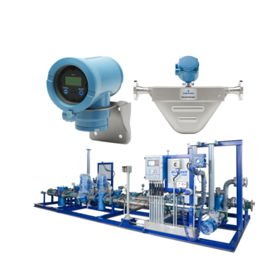 Stazione di riduzione della pressione e desurriscaldamento con un misuratore di portata Coriolis Micro Motion F100A e trasmettitore integrale 1700 | 2700