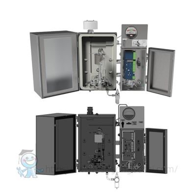 Analizzatore di gas per l'industria degli idrocarburi Ametek Hydrocarbon Processing Thermox WDG-IV UOP Analyzers Analizzatore di ossigeno a bassa concentrazione