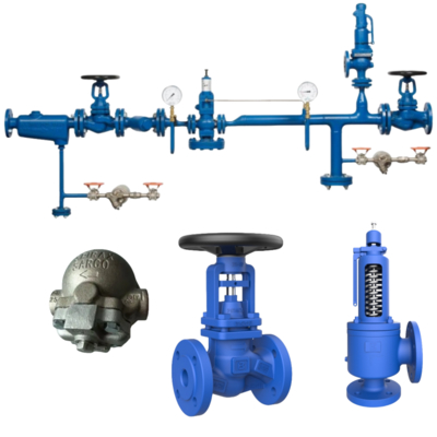 Struttura di sicurezza Spirax Sarco Valvole di sicurezza SV607 per la riduzione della pressione industriale