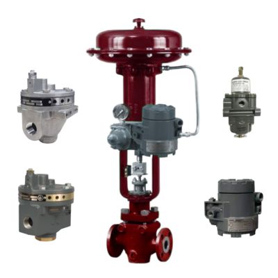 Nuova e accurata valvola di controllo e trasduttore elettro-pneumatico Fisher 846 e amplificatori di volume 2625