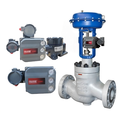 Fornitore di stock Emerson Fisher DVC6200 Posizionatori digitali per valvole personalizzati Industria chimica del carbone Valvole ad angolo per acque nere ACV