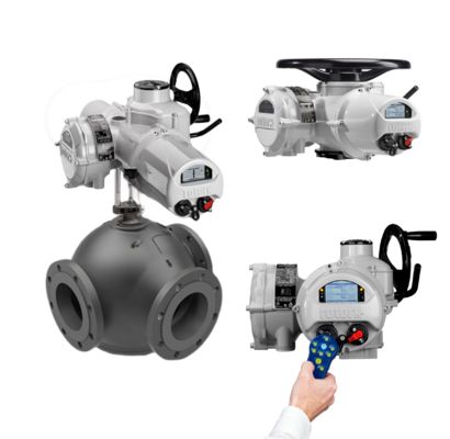 Valvole elettriche azionate da rotore in acciaio inossidabile Valvole elettriche azionatori Valvole a sfera Valvole di controllo del flusso