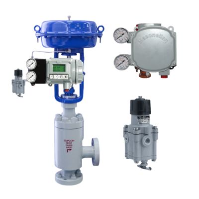 Posizionatore Masoneilan Serie 78 per valvola 5-100psi 1/4NPT con scarico di pressione