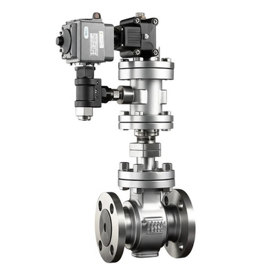 Valvola di controllo con Fisher 846 I/P Converter & TopWorx GO Switch Modello 73 / Modello 81 Limit Switch e Fisher DVC6200 Valve Positioner per il controllo ad alta precisione in ambienti difficili