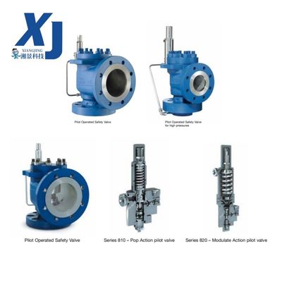Industrial Overpressure Protection Valve Le-ser 811 821 Series Pop Action Relief Valve Pilot Operated Safety Relief Valve