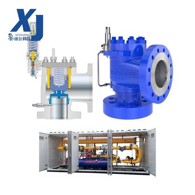 Industrial Overpressure Protection Valve Le-ser 811 821 Series Pop Action Relief Valve Pilot Operated Safety Relief Valve
