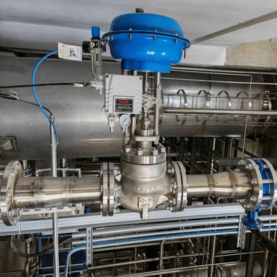 China Lapar Low Noise Sleeve Pneumatic Control Valve Factory Customized Steam Air Gas Diaphragm Control Valve