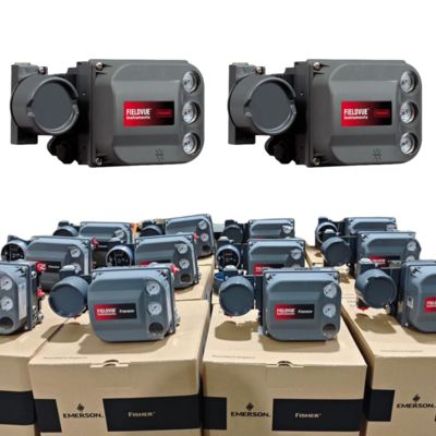 Regolatore pneumatico per valvole Fisher DVC6200, posizionatore per valvole, posizionatore intelligente e elettrovalvola Buerkert tipo 5404