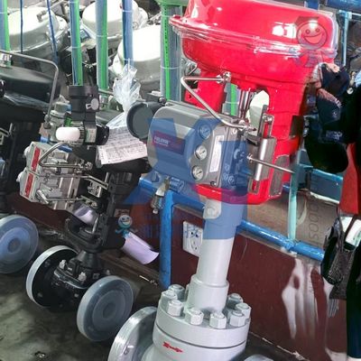 Posizionatore pneumatico per valvole, valvola di controllo certificata EAC automatica e posizionatori intelligenti per valvole Emerson Fisher DVC6200