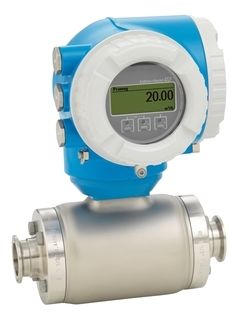 Misuratore di flusso magnetico igienico Endress Hauser 5H3B1Z 5H3B1F 5H3B26 Misuratore di flusso elettromagnetico digitale per alimenti e bevande