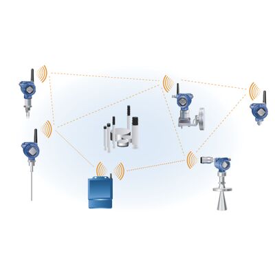 Emerson Wireless HART Trasmettitore di livello radar senza contatto Rosemount 3408 Misure di livello del monitor