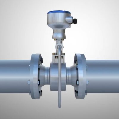Accurate Smart Vortex Flowmeter Steam Gas Liquid Measurement KROHNE OPTISWIRL 4200 Vortex Flow Meter