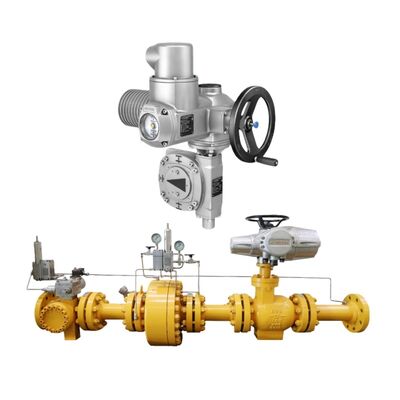 Modulo a rotazione parziale e a rotazione multipla ad alta coppia AUMA SA Attuatore elettrico a rotazione multipla GS Casella di cambio Attuatore di valvola industriale
