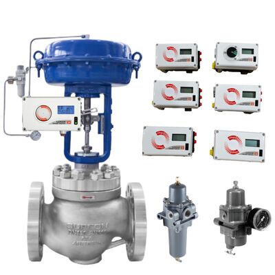 Valvola di controllo pneumatica e posizionatori digitali industriali Flowserve Logix 520MD Valvole di controllo industriali Controller e Regolatore Fish-er 67