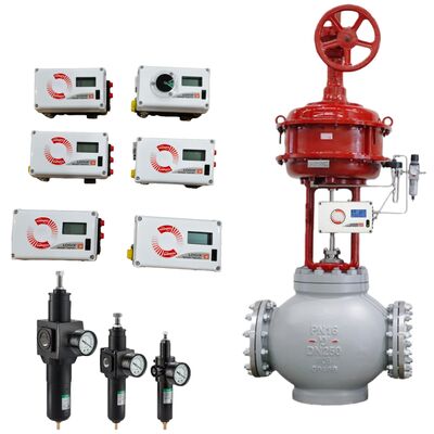 Valvola di controllo pneumatico industriale e posizionatori digitali Flowserve Logix 520MD 3200MD 3800MD Valvole di controllo industriale Controller e regolatore ASCO