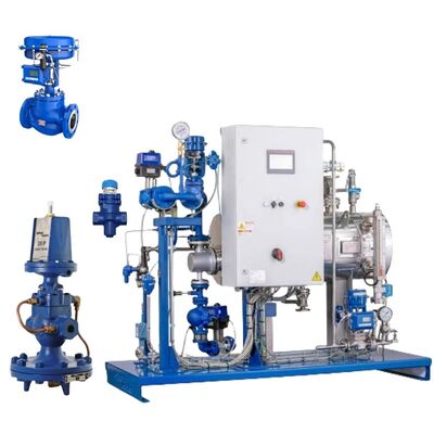 Endress e Hauser Proline Prowirl F 200 Vortex Flowmeter e Spirax Durable Sarco Valve riducente della pressione DP27 25P