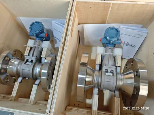 Misuratore di flusso ad alta precisione Flanged Rosemount Serie 8800 Misurazione del gas vapore liquido Misuratori di flusso di vortice digitale