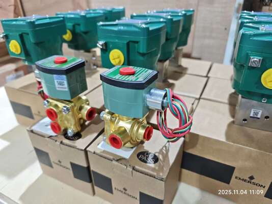 Valvola di regolazione cinese con l'elettrovalvola a solenoide 8210G di Asco e dell'azionatore pneumatico ed i commutatori di limite del westlock 2200