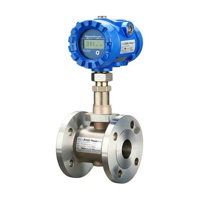 Alto precisione ± 0,05% di precisione Coriolis flow meter in acciaio inossidabile con connettività a flangia per applicazioni industriali
