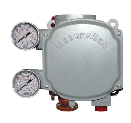 Posizionatore intelligente per valvole Masoneilan SVI1000G/IM con funzione di feedback magnetico, abbinato al relè pneumatico Rotork Fairchild M22