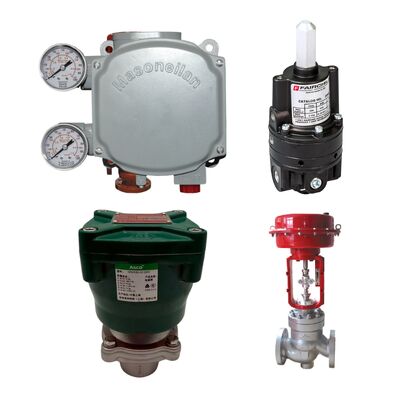 Valvola di controllo Masoneilan SVI1000 serie valvola posizionatore SVI1000G/IM/SW posizionatore + Fairchild M25 relè e valvola di impulso solenoide ASCO NFG353D132 24VDC