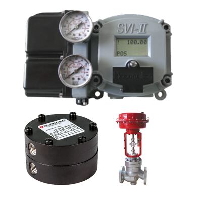 Posizionatore valvole Masoneilan SVI2/SVI2 AP SVI2AP-21113111 ad azione singola, comunicazione HART + Relè selettore a bassa pressione Fairchild Modello 90, stock originale disponibile.