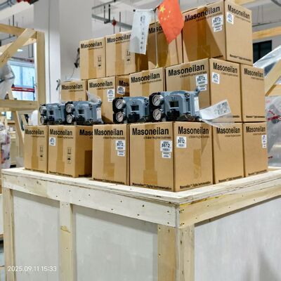 Trasduttore I/P Rotork Fairchild T7800 + posizionatore valvole intelligente Masoneilan SVI2 AP/serie SVI2 SVI2AP-22123111 a doppio effetto, disponibile a magazzino.