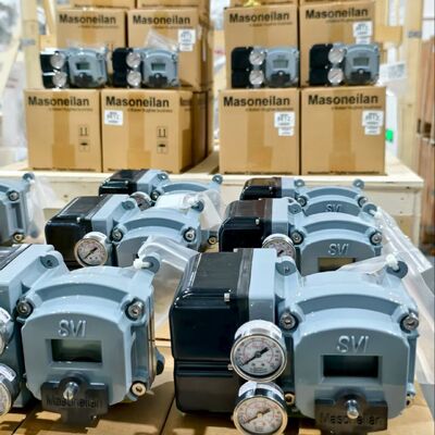 Trasduttore I/P Rotork Fairchild T7800 + posizionatore valvole intelligente Masoneilan SVI2 AP/serie SVI2 SVI2AP-22123111 a doppio effetto, disponibile a magazzino.