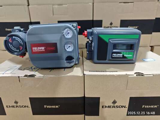 Industria petrolifera e del gas Valvola di controllo e posizionatore pneumatico Samson Fish-er DVC2000 DVC6200 3661 e valvola a scatto 377