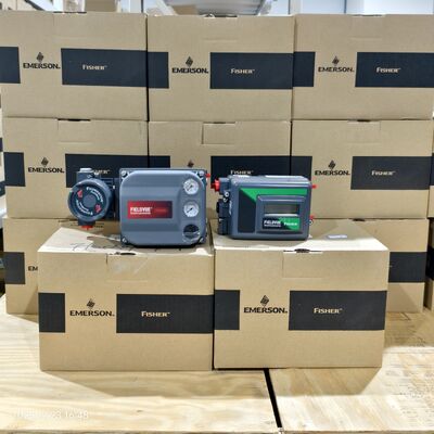 Posizionatore pneumatico della valvola per l'industria petrolifera e del gas Fisher DVC2000 DVC6200 3661 e elettrovalvola a solenoide a 2 vie ASCO