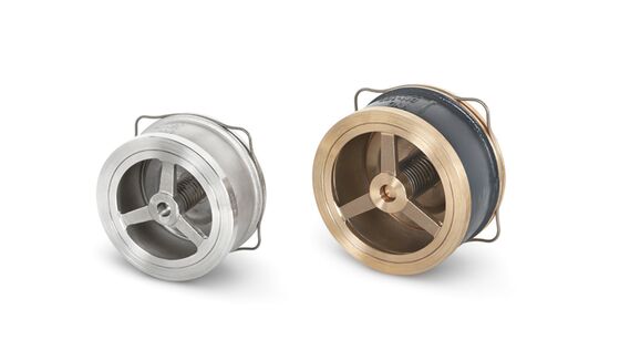 Valvole di ritegno a pistone a disco VYC per tubazioni industriali 1/4 Ottone 304 316 Valvola di non ritorno per acqua, vapore, gas