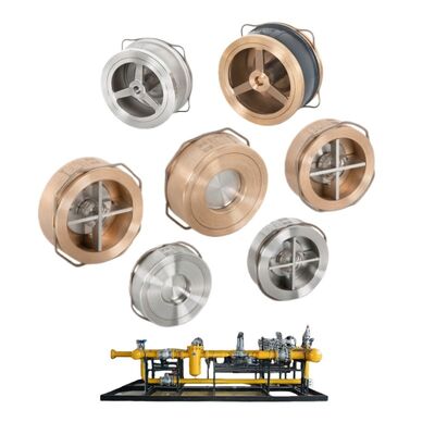 Valvole di ritegno a pistone a disco VYC per tubazioni industriali 1/4 Ottone 304 316 Valvola di non ritorno per acqua, vapore, gas