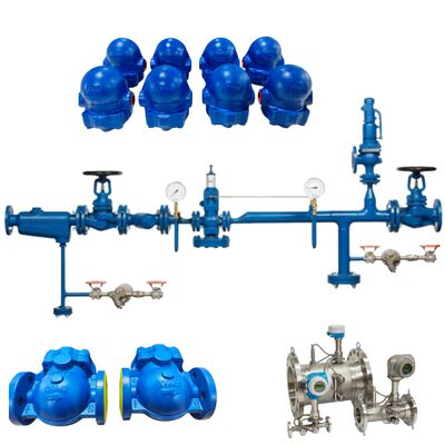 Flanged Connection FT14X FT14 FTGS14 SPIRAX SARCO Ball Float Steam Trap and Endress and Hauser Flowmeter on Pipe