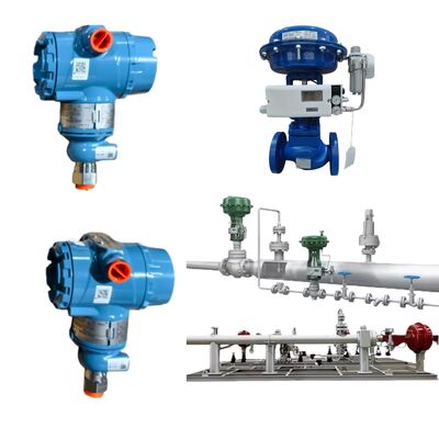 Connessione flangiata Trasmettitore di livello Rosemount 3408 Radar senza contatto utilizzato nel serbatoio di stoccaggio e nella valvola di controllo Spiraxsarco per tubazioni