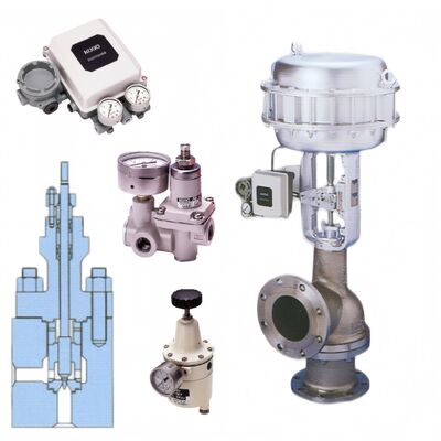 KOSO 521F 522F Valvole a sfera di miscelazione a 3 vie di deviazione 500A 520A Valvole angolari a seduta singola a guida superiore