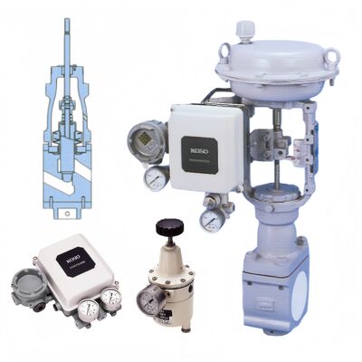 KOSO 500R Centrale elettrica termica a valvola globe resistente agli acidi Controllo del flusso medio acido petrolchimico